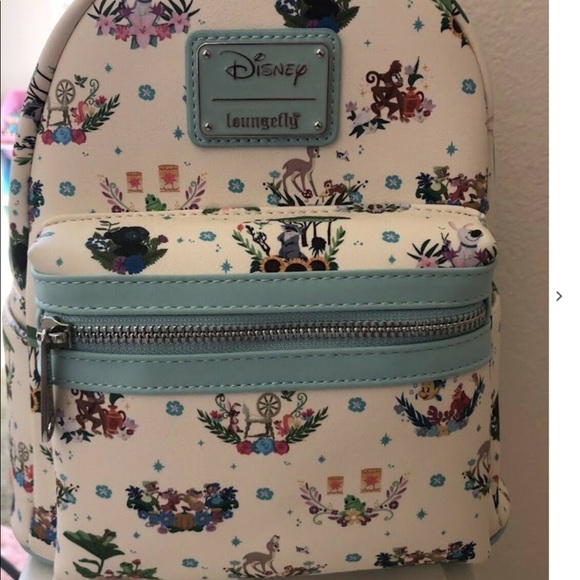 NWT loungefly Disney princess companion floral backpack - Picture 2 of 9